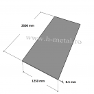Tabla zincata 0.5x1250x2500 mm 1
